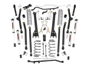 Jeep Wrangler Suspension Lift Kit - Rough Country - Long Arm V2 - '97-'06